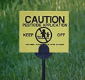 Be aware of pesticide explosure